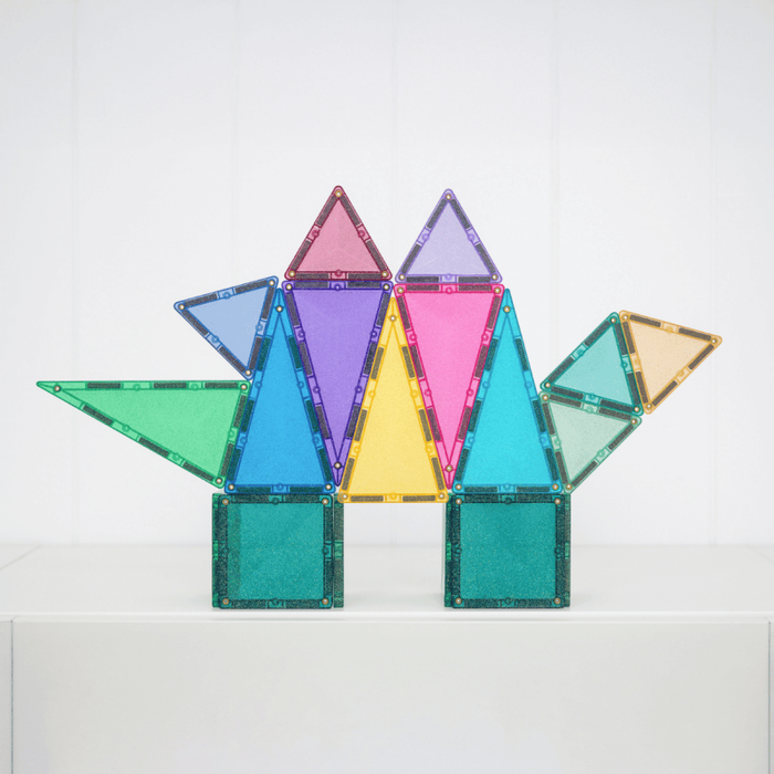 Klocki magnetyczne Glitter Castle Pack 48 el Connetix