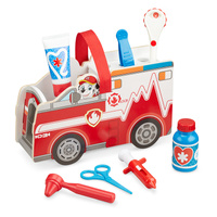 Ambulans Psi Patrol Marshall's pojazd drewniany z akcesoriami Melissa and Doug