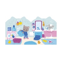 Książeczka z naklejkami Dom Janod