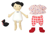 Lalka Nico z małym przyjacielem kurczakiem Manhattan Toy