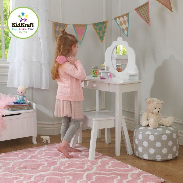 Toaletka dla dziewczynek. Kwiatuszek, KidKraft