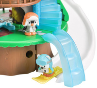 Drzewo domek alpejski stok narciarski Klorofil