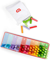 Zestaw matematyczny klocki do nauki liczenia Bigjigs