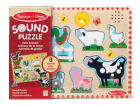 Układanka Gospodarstwo z efektami dźwiękowymi Melissa & Doug