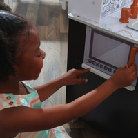 Czarna kuchnia dla dzieci Artisan Island KidKraft