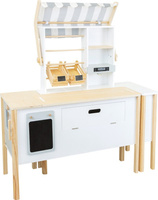 Drewniana kuchnia dla dzieci i sklep 2w1 Funkcjonalność Small Foot