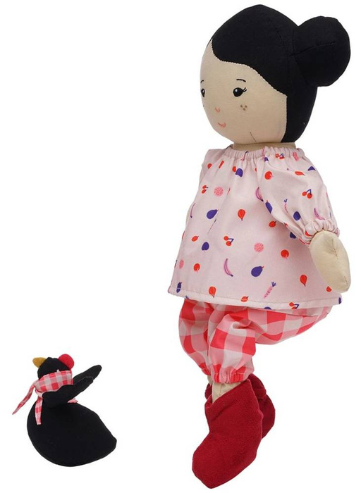 Lalka Nico z małym przyjacielem kurczakiem Manhattan Toy