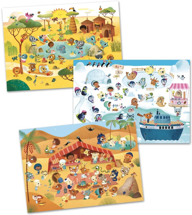 Zestaw kalkomanii zrób to sam Krainy Djeco