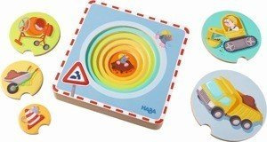 Drewniane puzzle. Praca na budowie, Haba