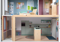 Duży domek dla lalek z drewna Willa z dodatkami Small Foot