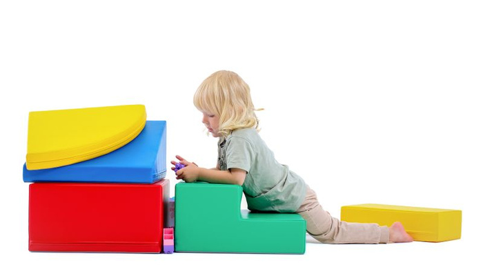 Zestaw do zabawy wielokolorowy Soft Play Corner Climber IGLU