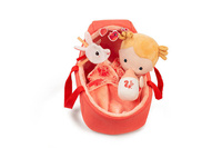 Miękka lalka dzidziuś z akcesoriami Lena Lilliputiens