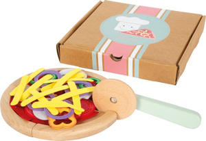 Drewniana pizza dla dzieci z dodatkami Small Foot 
