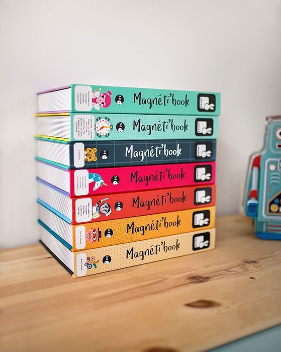 Magnetyczna układanka Kształty Magnetibook kolekcja 2018, Janod