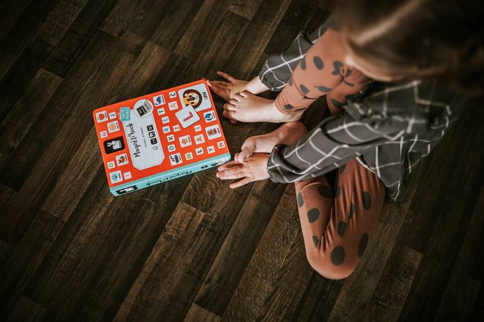 Magnetyczna układanka Polski Alfabet Magnetibook Janod