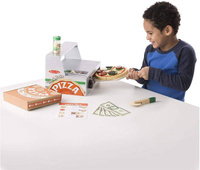 Drewniany zestaw do robienia pizzy z piecem Top & Bake 34 el Melissa & Doug