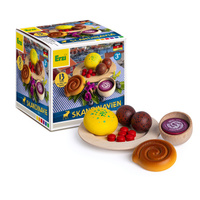 Drewniany Zestaw do zabawy w kuchnię skandynawskie Przysmaki Erzi