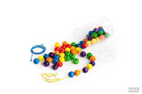 Duże korale do nawlekania, 100 elementów, Bajo