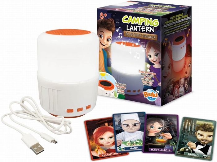 Latarka małego odkrywcy kampingowa Bluetooth Buki