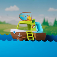 Statek wycieczkowy jacht ze zjeżdżalnią Klorofil