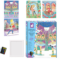 Artystyczny zestaw kreatywny Złote kontury Tancerki  Janod