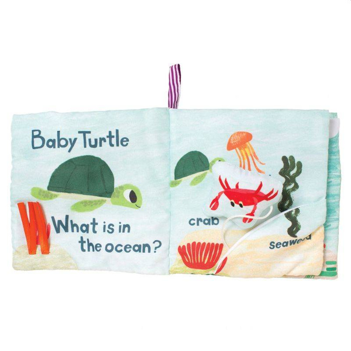 Książka dla niemowląt, Wesoły żółwik, Manhattan Toy