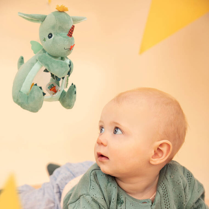 Przytulanka aktywizująca z lusterkiem A kuku Smok Joe Lilliputiens