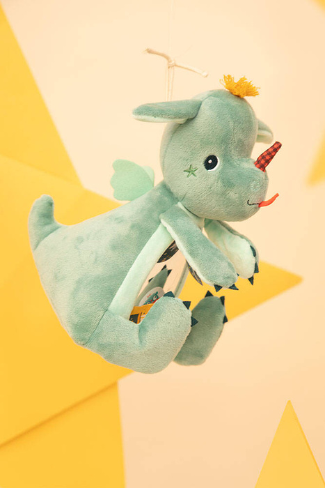 Przytulanka aktywizująca z lusterkiem A kuku Smok Joe Lilliputiens