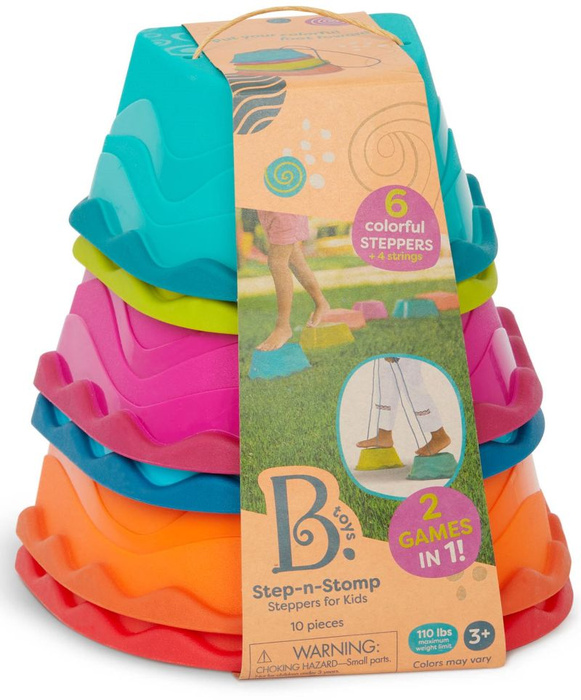 Sensoryczne steppery kubeczkowe szczudła dla dzieci B.Toys