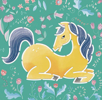 Szablony do odrysowania Konie Djeco