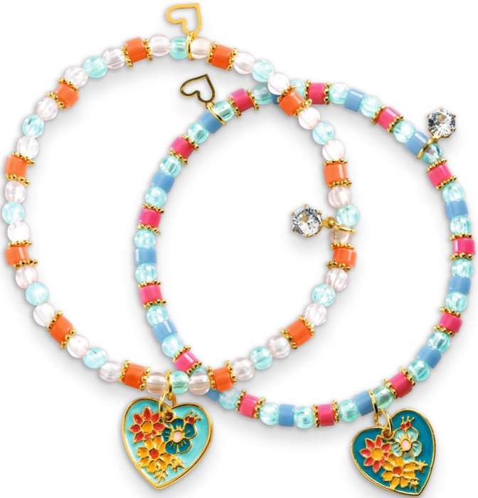 Zestaw DIY do tworzenia bransoletek amuletów przyjaźni Bukiet Djeco