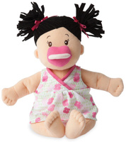 Przytulanki dla dzieci, lalki. Brunetka ze smoczkiem, Manhattan Toy, Baby Stella