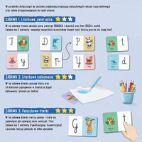Edukacyjna gra językowa Feluś i Gucio poznają literki Nasza Księgarnia
