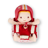 Lalka Lena z akcesoriami w foteliku rowerowym Lilliputiens
