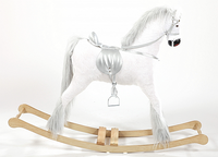 Koń na biegunach XXL. Śnieżynka