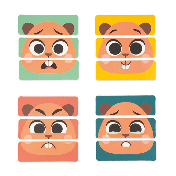 Zestaw 4 zabawek edukacyjnych Box 36 m-cy Janod