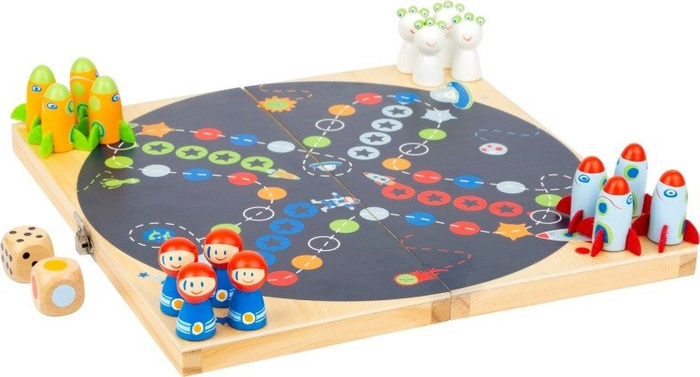 Planszowa gra dla dzieci Kosmiczny chińczyk Small foot Design