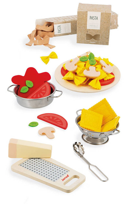 Zestaw makaron po włosku filcowy Janod
