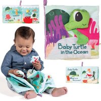 Książka dla niemowląt, Wesoły żółwik, Manhattan Toy