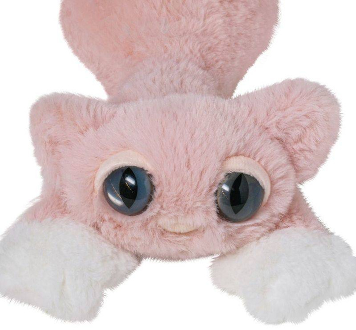 Pluszak dla dzieci. Różowy kot z dużymi oczami, Manhattan Toy