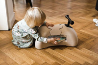 My First wielofunkcyjny jeździk pchacz dla dzieci 3 w1 Scootandride Sand