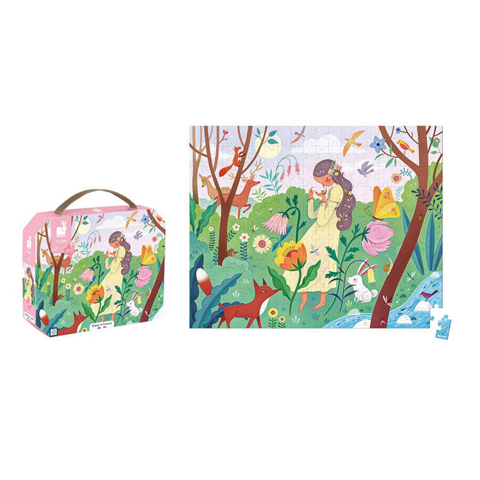 Puzzle w walizce Matka Natura 200 el. Janod