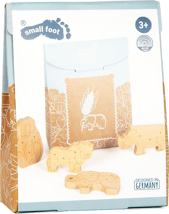 Krakersy zwierzątka drewniane dla dzieci Fresh Small Foot