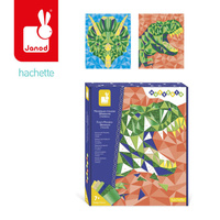 Zestaw kreatywny Mozaika Dinozaury Misterix 7+ Janod