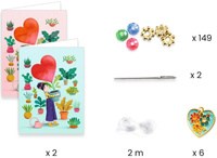 Zestaw DIY do tworzenia bransoletek amuletów przyjaźni Bukiet Djeco