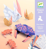 Zestaw papierów do origami Rodzinka Djeco