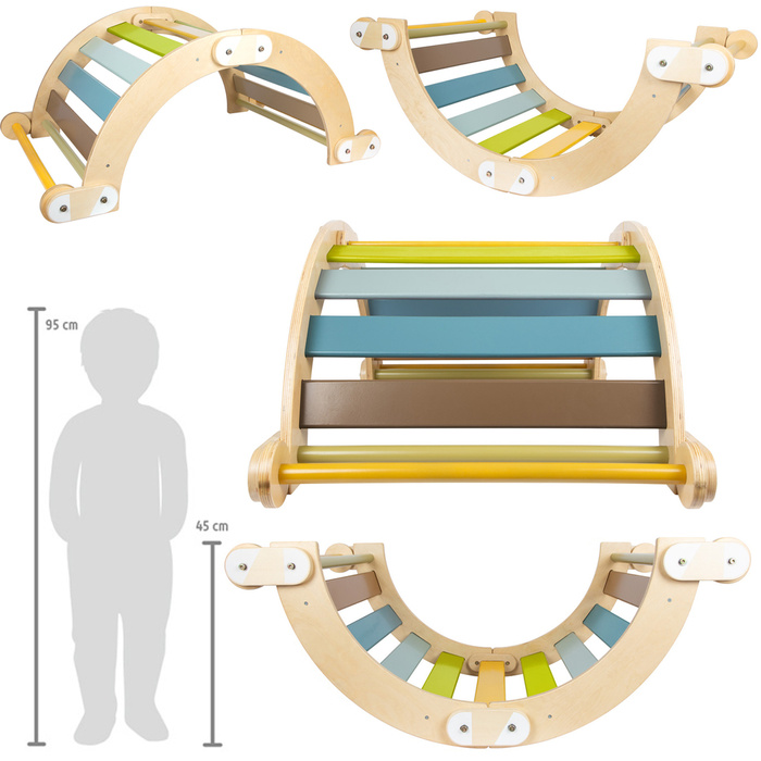 Drewniany bujak z drabinką Przygoda Small Foot