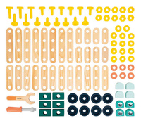 Drewniany zestaw konstruktorski Brico'kids 100 el. Janod
