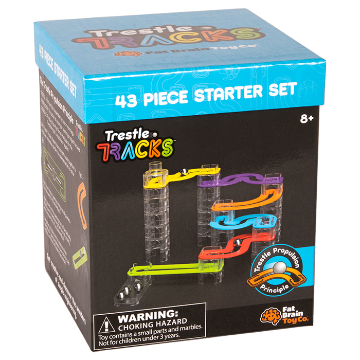 Interaktywny kulodrom dla dzieci Trestle Tracks Zestaw Startowy Fat Brain Toys