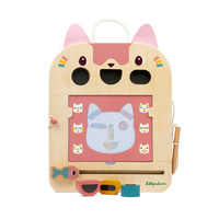 Drewniana magnetyczna Tablica-Znikopis Kotka Jeanne 18m+ Lilliputiens